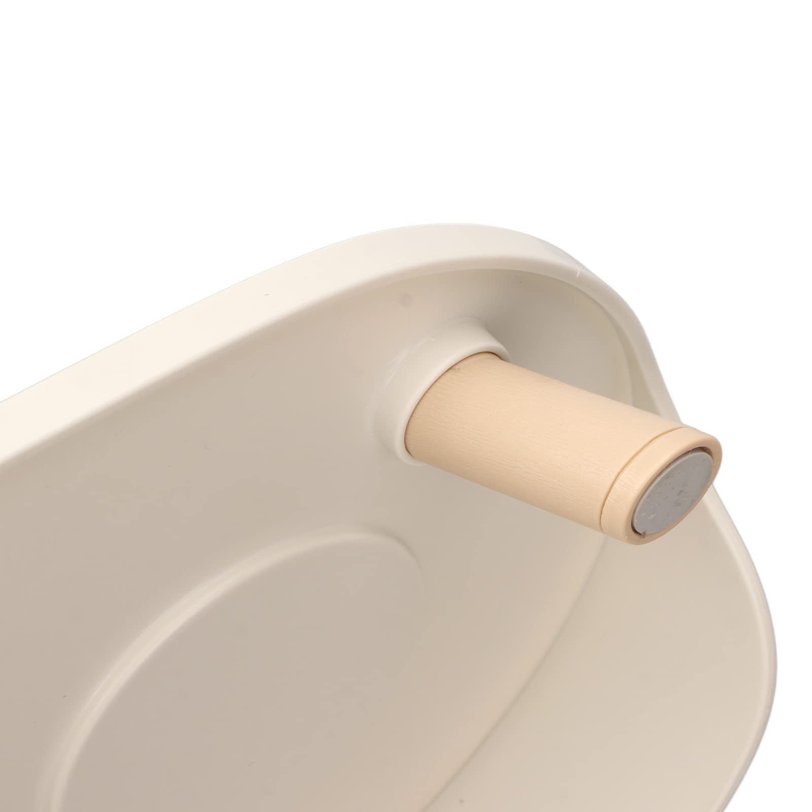 HEEPDD Ciotole per Gatti Domestici, Ciotole Rialzate per Gatti in Ceramica Prevenire la Fuoriuscita Protezione della Colonna Vertebrale Cervicale Doppia Ciotole Rialzate per Acqua Alimentare (Bianco)