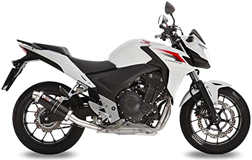 SLIP-ON HONDA CB 500 F/X 2013 SCARICO MIVV TERMINALE GP BLACK INOX