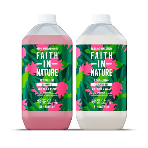 Faith In Nature Natural Shampoo & Conditioner Set - Vegan & Cruel...