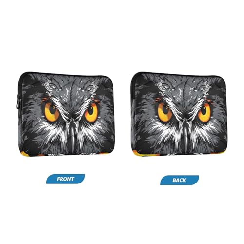 Funda para portátil de 13-14 pulgadas con diseño de búho miniatura 2