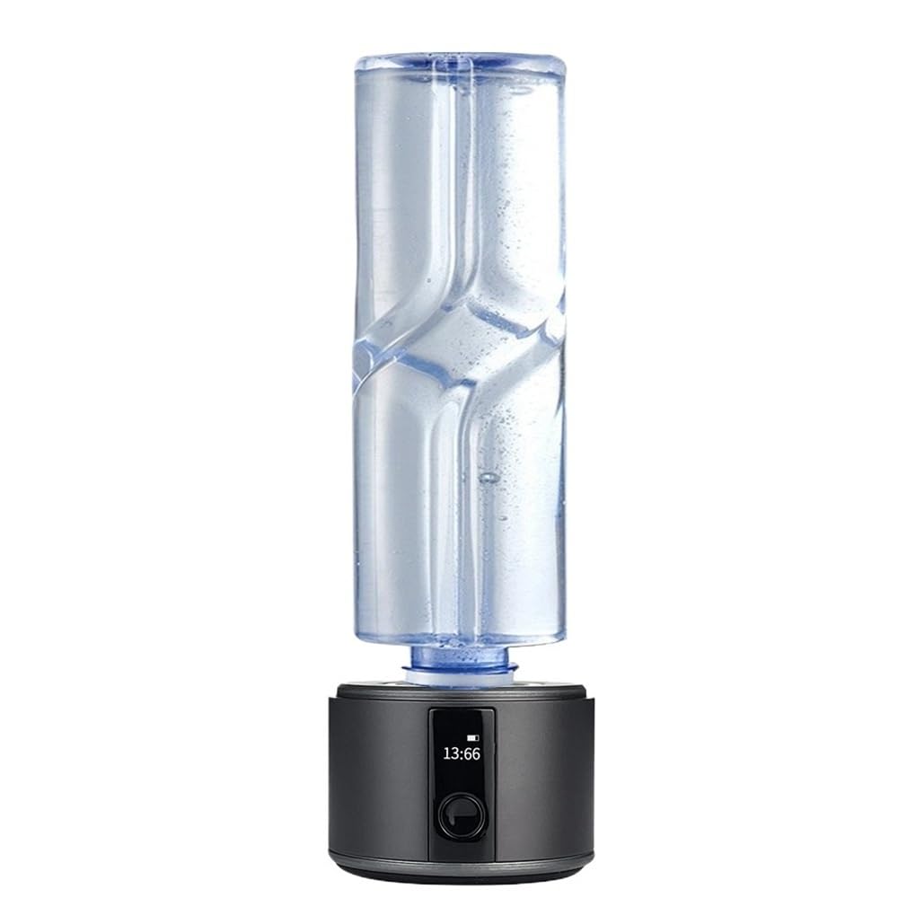 Bluevida H2 Pro Nano Technology 6000ppb Nanomolecular Hydrogen Water Generator SPE&PEM Dual Chamber Bottle with Inhalation Kit(Blue)