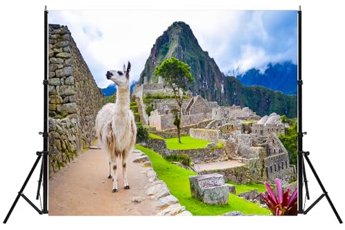 Fondo para fotografía Machu Picchu 7x5 ft miniatura 4