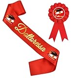 VEGCOO Fascia Laurea Dottoressa con Spilla, Laurea Gadget per università Regalo Laurea Donna, Decorazione per Festa Cerimonia di Laurea (Dottoressa)