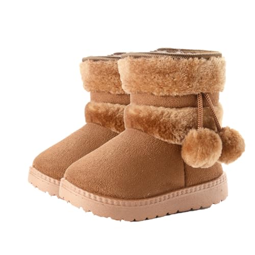 Girls/Boys Snow Boots Toddler Boots Kids Warm Winter Boots Fur Lined Non-Slip Boots (Toddler/Little Kid/Big Kid)