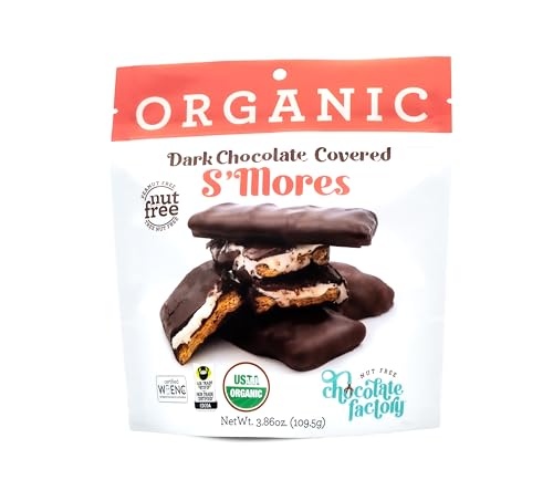 Nut Free Chocolate Factory Organic Dark Chocolate S'mores (Pack of 2) image 4