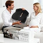 Memory Foam Ergonomic Seat Cushion for Back Support & Sciatica Pain - Image 2