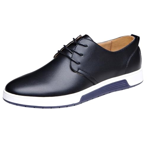Zapatos casuales informales transpirables de moda para hombre con cordones cómodos