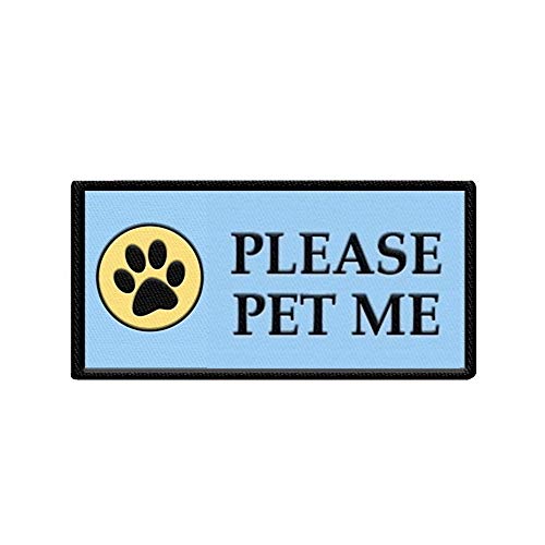 Workingservicedog.com Please Pet Me - Sew On Patch For Service Dog Vest Or Harness #TOP15
