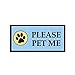 WORKINGSERVICEDOG.COM Please Pet Me - Sew On Patch for Service Dog Vest or Harness