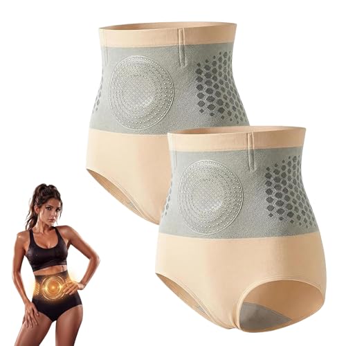 OBRADOYA Moringa and Berberine Shorts 4-In-1 Micro-Particle Sculpting High-Waisted Shorts Comfortable & Breathable (US Alpha Small Regular Regular Skin*2)