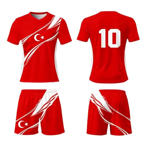 Maillot Foot Personnalisé Numéro 10 athlètes haut de sport respirant coupe homme