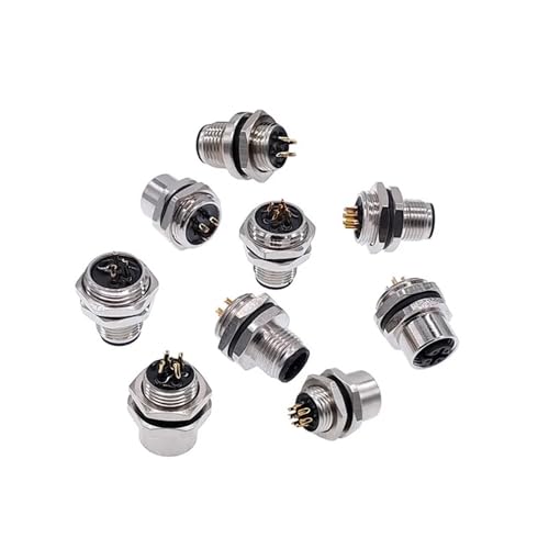 Conector M12 macho de 8 pines: solucione fallos de señal con este acoplamiento roscado M1216