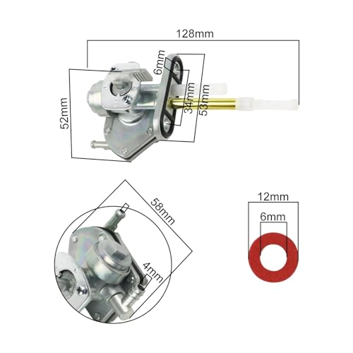 Válvula de purga para reparar pérdida de combustible en Ninja 500R y Vulcan 800 2