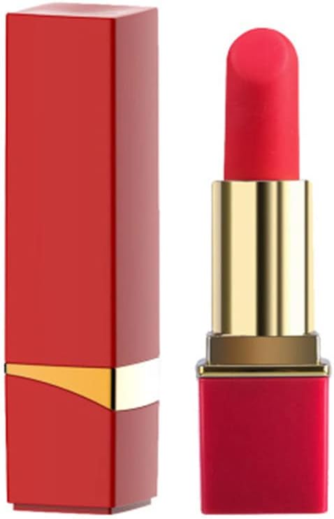 Lápiz labial recargable portátil de las mujeres Multi Frecuencia Fuerte Vibración Herramienta Rojo