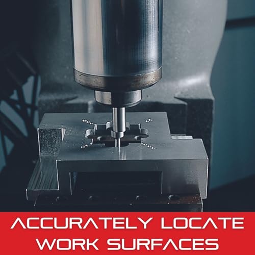 Starrett 827MB Kantensucher, Doppelend, mit spitzem Kontakt, 10mm Körperdurchmesser, 6mm Kontaktdurchmesser