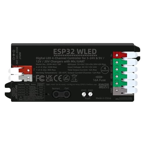 Dimmer LED ESP32 WLED pour automatiser un ruban sans programmation complexe avec commande vocale