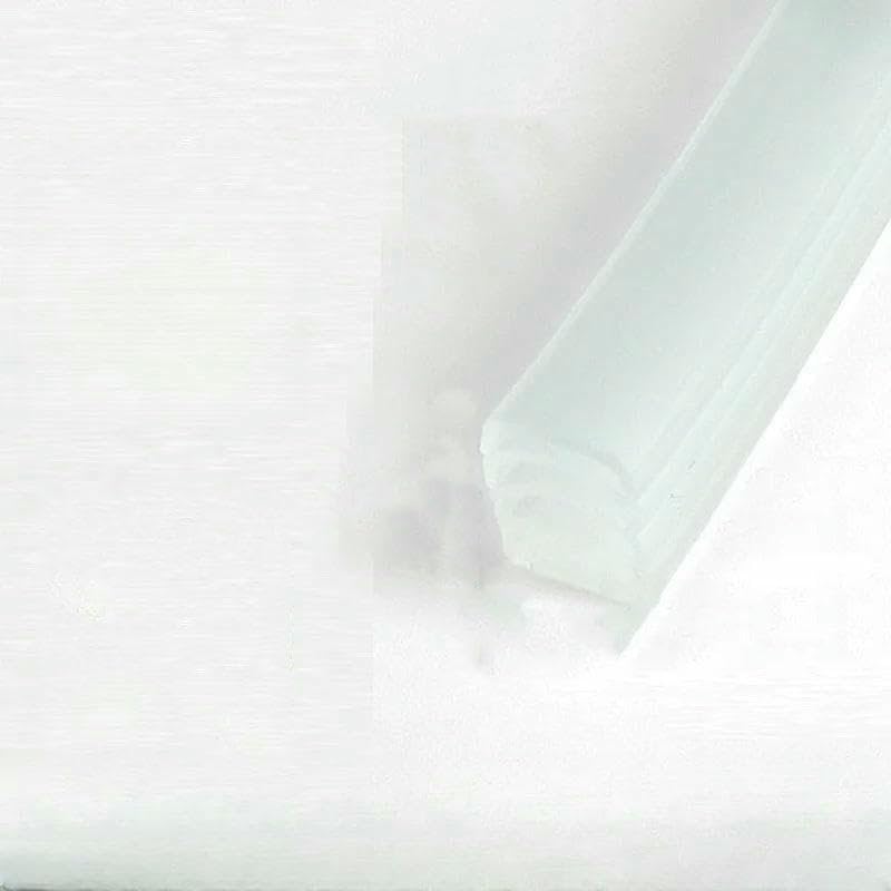 Tira de sellado autoadhesiva de silicona para juntas de puertas, aislamiento acústico, sellado de huecos de ventanas, resistente a la humedad, cinta adhesiva fuerte, transparente, 12 x 10 mm, 6 m