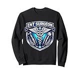 ETN Chirurg Caduceus Hals-Nasen-Ohrenheilkunde HNO-Heilkunde MD Sweatshirt
