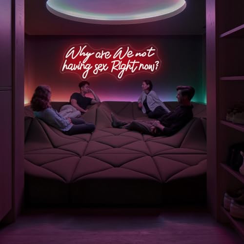 Large Why Are We Not Having Sex Right Now Neon