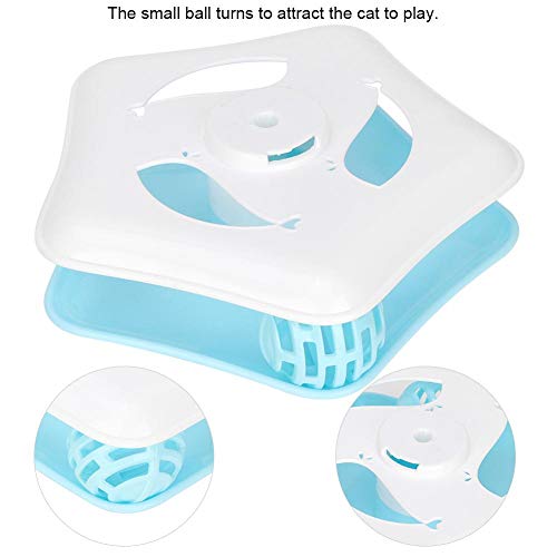 Junlucki Produtos para animais de estimação, brinquedos para gatos, duráveis para crianças (P)