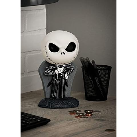 The Nightmare Before Christmas Piggy Bank Jack 20 cm, Polyvinyl chloride, Multicoloured, Standard Cover