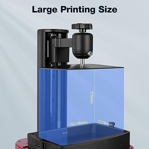 Image of ELEGOO Mars 4 Resin 3D Printer with 7 inch 9K Monochrome LCD Screen | COB UV Light Source and Screen Protector Printing Size 153.36mm*77.76mm*175mm