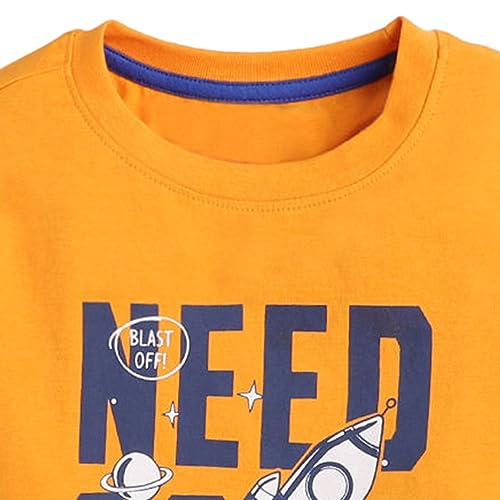 Image of Hopscotch Boys Graphic Regular Fit T-Shirt (Pack of 3)
