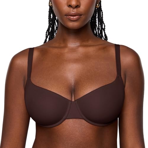 Image of INLYRIC Women's Unlined Balconette Bra Demi Underwire