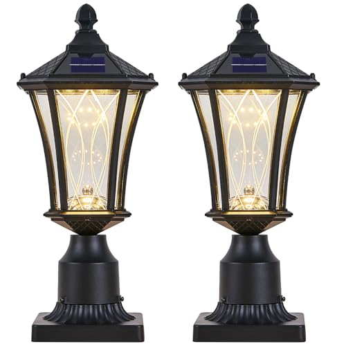SCNYCUL Solar Lamp Post Lights