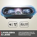 Sportstech VP250 und VP275, Vibrationsplatte für Zuhause, Deutsche Qualitätsmarke, leiser Motor, Fitness Training, Fettverbrennung, Muskelaufbau, Ganzkörpertraining, Anti-Rutsch-Design, STL App – Bild 5