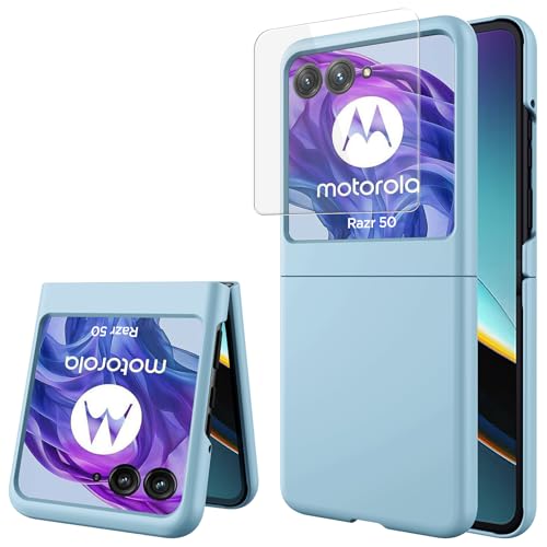 Miimall Ή Motorola Razr 50/2025 60 Jo[P[X ^ ϏՌ tیtBt qWی g[ Razr 50s P[X Ռz ʕی C菝h~ Sʕی Moto Razr 2024 gуP[X 
