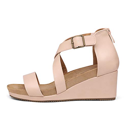 Image of DREAM PAIRS Women's Wedge Platform Summer Sandals