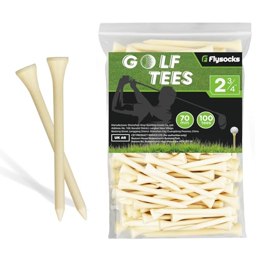 Flysocks Fgt01 Golf-Tees, Holz, 70mm