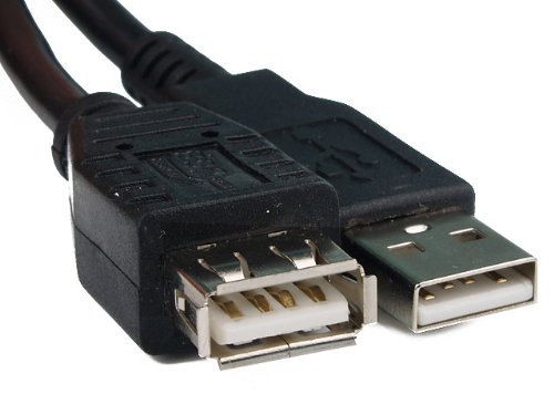 Rosewill RCW-100 6-Feet USB 2.0 A Male to A Female Extension Cable, Black