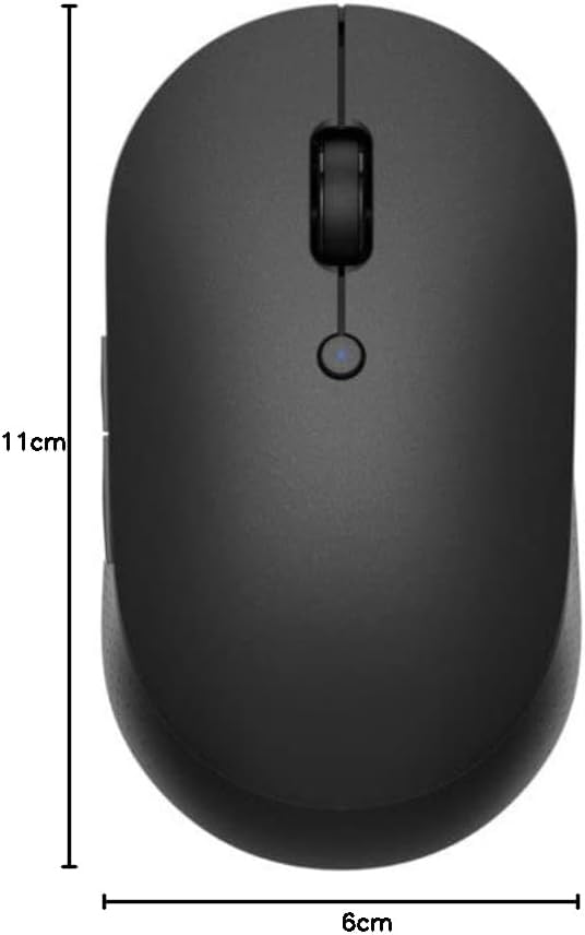 Dimensions of the Xiaomi Mi Dual Mode Wireless Mouse Silent Edition