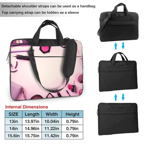 Sac pour ordinateur portable rose contre l'électricité statique - 4