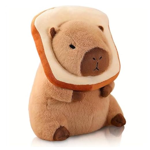 Omnikryp Capybara Peluche, 23 cm Juguete de Peluche Capybara, Simulación Carpincho Suave de Felpa, Almohada Capibara para Niños y Niñas, Regalo de Cumpleaños para Niños, Decoración del Hogar Juguetes