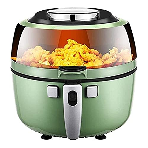 Freidora de aire de tamaño familiar saludable Freidora de aire con capacidad de 6,5 litros Horno de energía de aire sin humo sin aceite inteligente automático para el hogar para asar a la pa