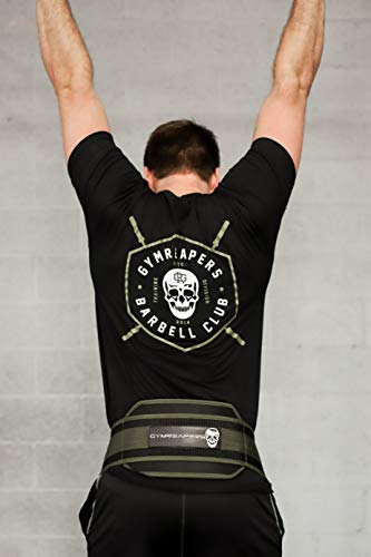 Gymreapers Dip Belt With Chain For Weightlifting, Pull Ups, Dips - Heavy Duty Steel Chain For Added Weight Training (Ranger Green) #TOP4