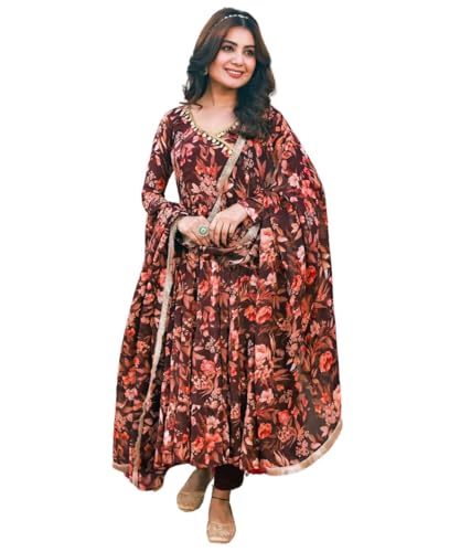 Image of GRECIILOOKS Women's Regular Fit Kurta Sets| Kurti Set | 3 Piece Kurta Pant Dupatta Set's | Elegant Suit| Dupatta | Party Outfit Traditional Dress for Woman | Comfortable Outfit for Office, Casual & Daily Use