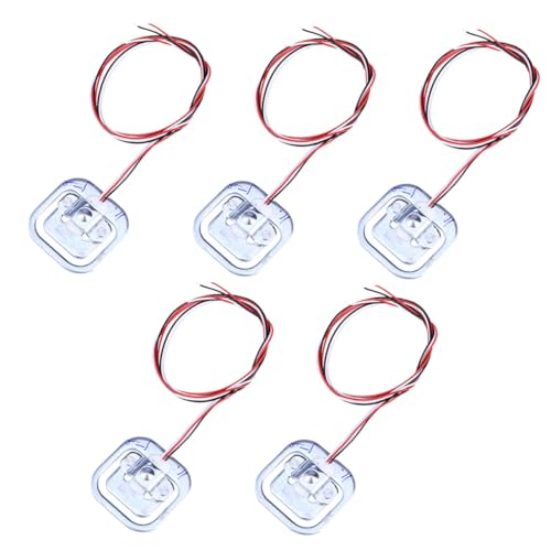LOLIPPYY 5 Piezas Sensor de Carga para Básculas Electrónicas de Sensor de Presión y Peso Tipo Puente Resistente y Ligero con Cable de Color Aleatorio Compatible para Pesaje LOLIPPYY 5 Piezas Sensor de Carga para Básculas Electrónicas de Sensor de Presión y Peso Tipo Puente Resistente y Ligero con Cable de Color Aleatorio Compatible para Pesaje