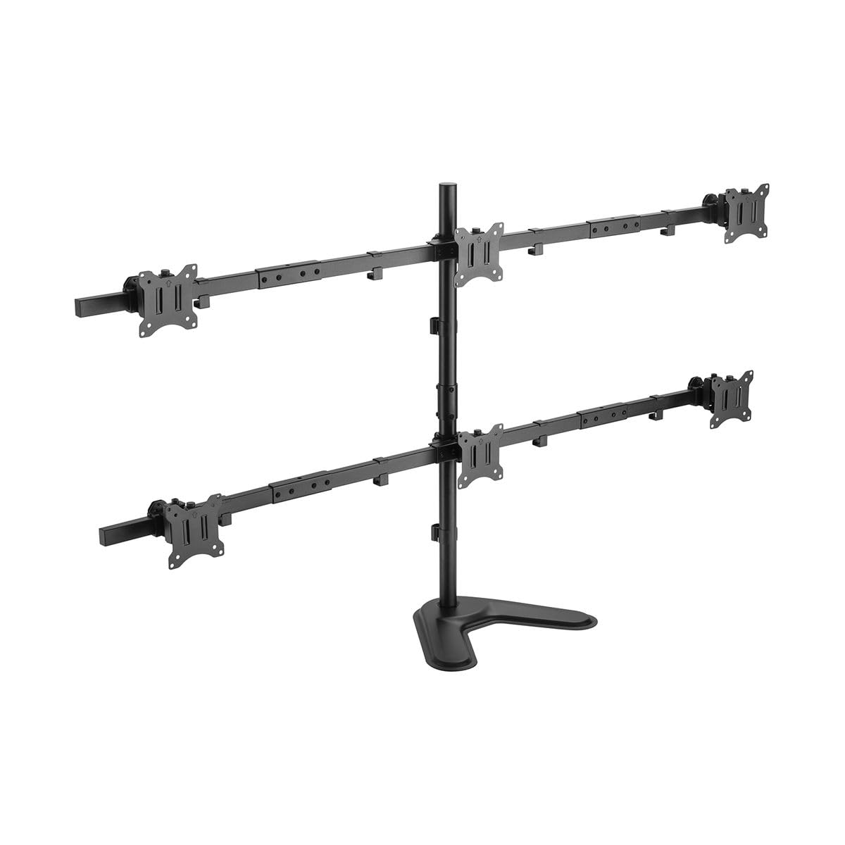 KIMEX 015-1156 Supporto da scrivania per 6 Monitor PC 17"-32"