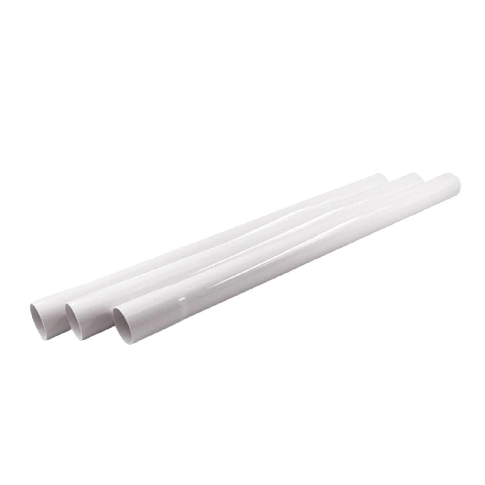 3Pcs Universal Adjustable Extension Pipe 32mm Telescopic Suction Rod Tube Wand Vacuum Cleaner Attachment Accessories(White)
