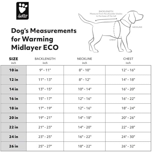 Hurtta Wärmende Midlayer Hundejacke ECO (Desert, 40 cm)
