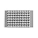 Bienvenue piège et Porte Tapis de Sol en Cristal Tapis Tapis à Profil Bas Tapis d'extérieur antidérapant Tapis d'entrée Porte intérieure Conception de Tapis Chambre Bébé Blanc