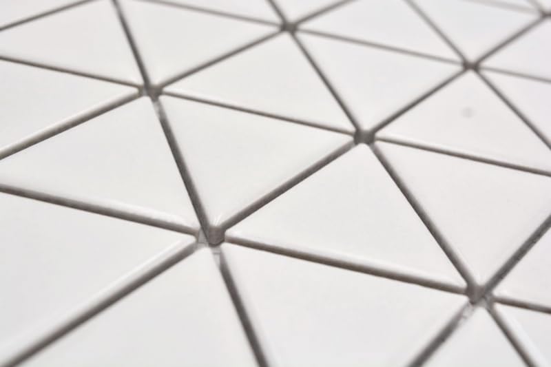 MOS13-t41_f - Mosaico de cerámica para pared de cocina, color blanco mate