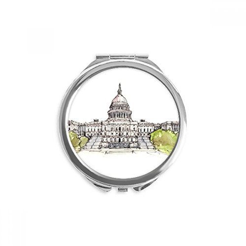 Miroir rond maquillage de poche pour ajuster son teint discrètement