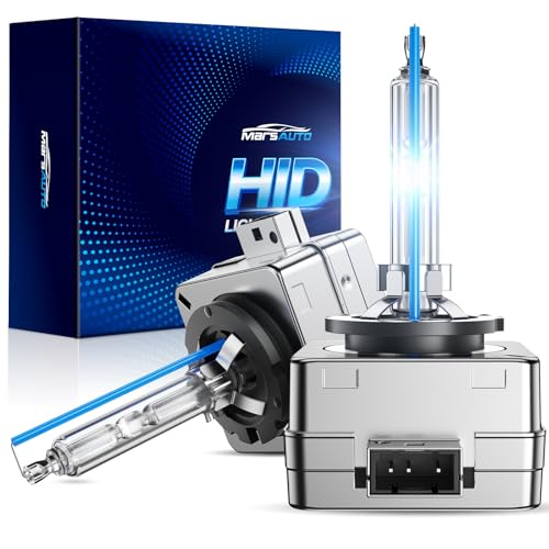 Image of Marsauto D1S HID Bulbs, 8000K Cold White Xenon Bulb, 66144 66140 85140 85415 (85415C1) for HID Replace, Plug and Play, Pack of 2