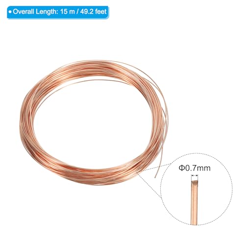 PATIKIL 49 Feet Solid Bare Copper Wire - Image 2