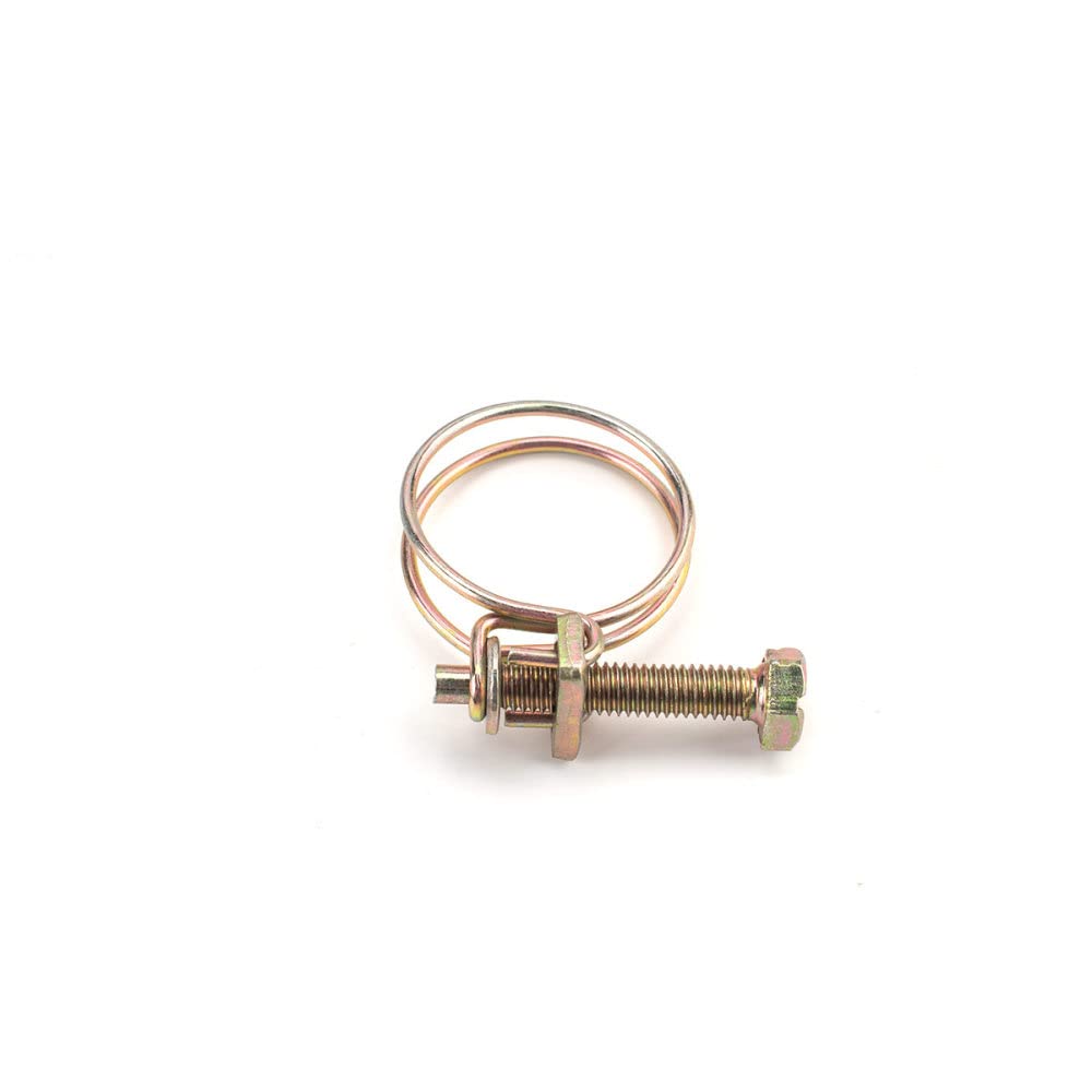 Lot de 10 colliers de serrage à double fil en acier inoxydable de 9 à 12 mm à 56 à 64 mm (32 à 38 mm)